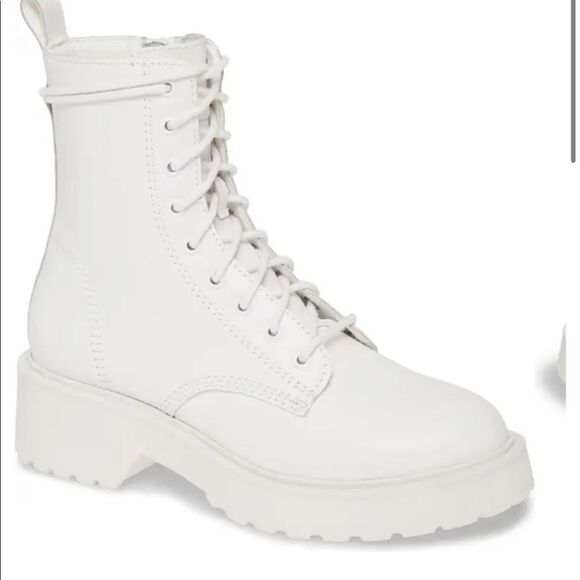 All white heeled boots - Picture 9 of 10